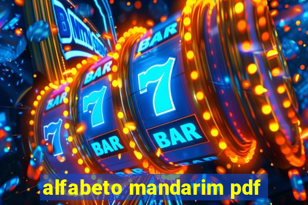 alfabeto mandarim pdf